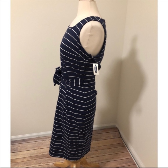 🦋 NWT Old Navy pointe knit tie belt sheath dress - Picture 8 of 12